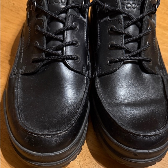 Ecco Men\'s Black Leather Derby Shoes main image 6